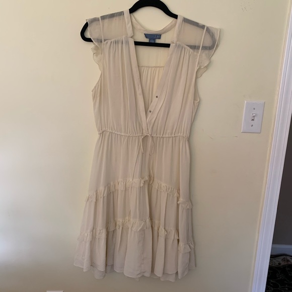 Anthropologie Dresses & Skirts - Anthropologie cream flowy dress
